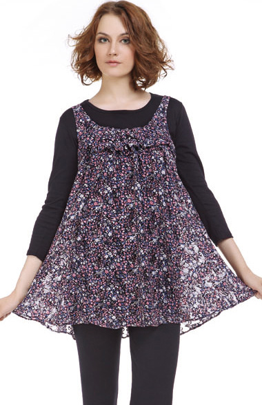 衣+康防輻射印花吊帶背心