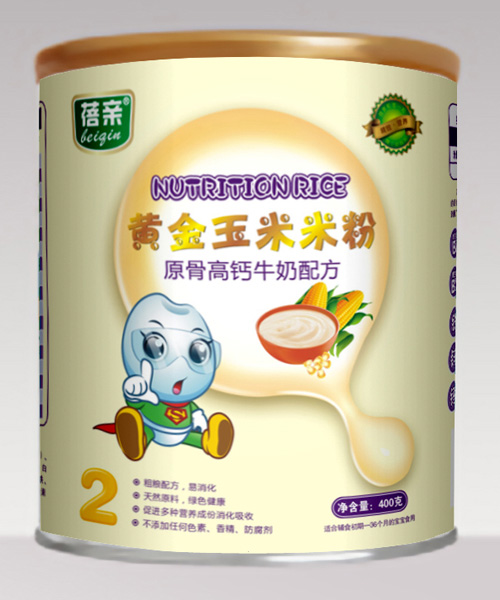 蓓親原骨高鈣牛奶配方黃金玉米米粉