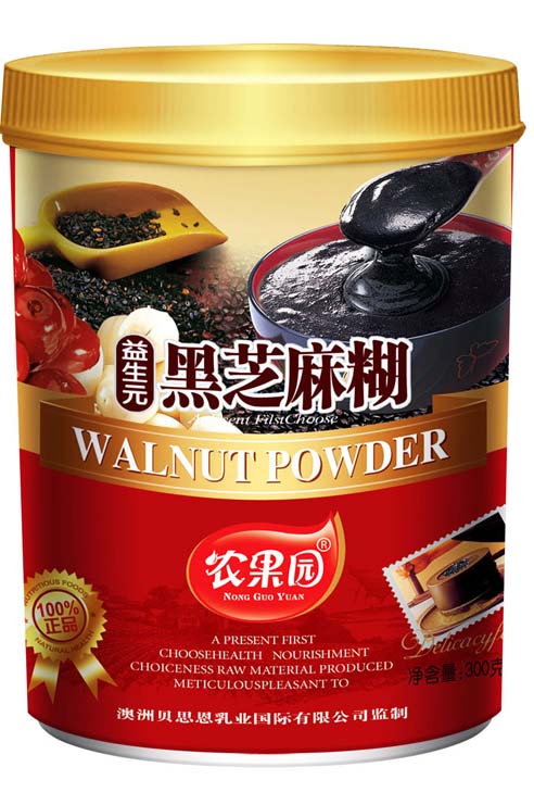 農(nóng)果園益生元黑芝麻糊