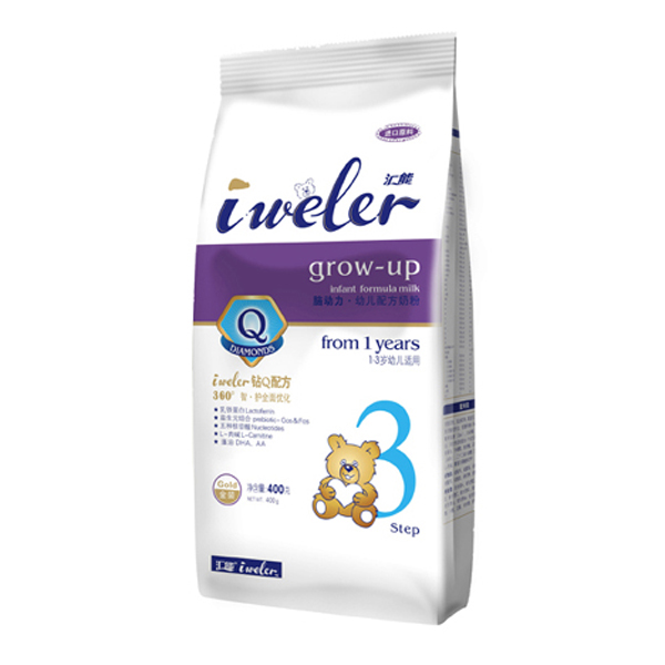 匯能金裝yingye奶粉3段400g