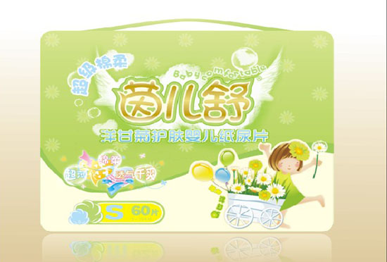 茵兒舒洋甘菊紙尿片S號(hào)60片