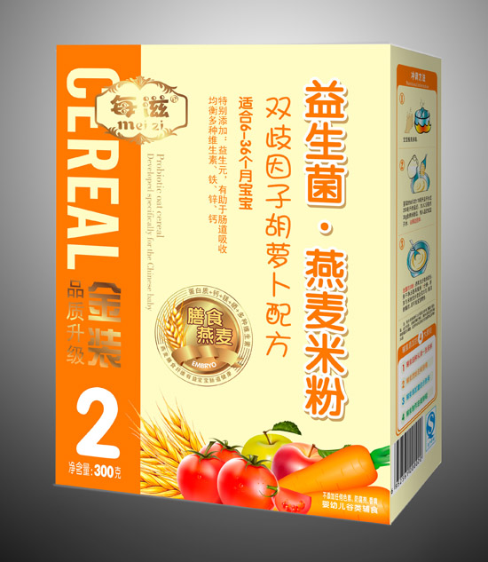 每滋雙歧因子胡蘿卜營養(yǎng)米粉