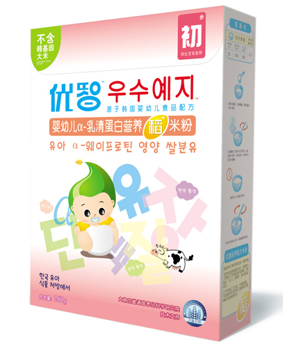 優(yōu)智yingyeα-乳清蛋白稻米粉盒裝