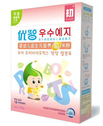 優(yōu)智yingye益生元稻米粉盒裝