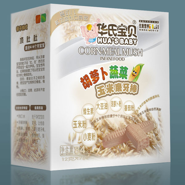 華氏寶貝胡蘿卜蔬菜玉米磨牙棒