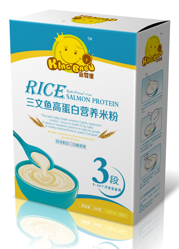 啟嬰堡三文魚(yú)高蛋白米粉