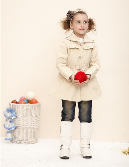 小熊B琪時尚女童冬季外套