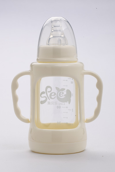 施貝樂標口防摔奶瓶