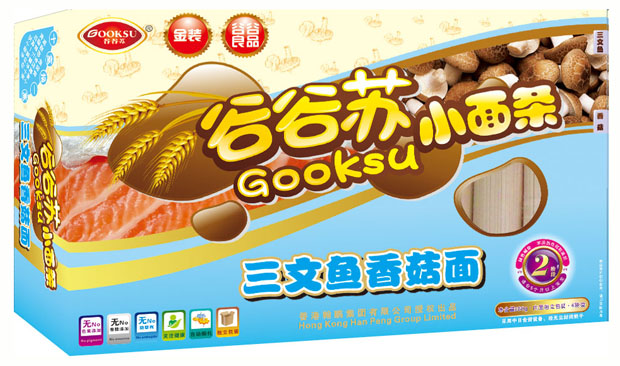 谷谷蘇三文魚香菇小面條