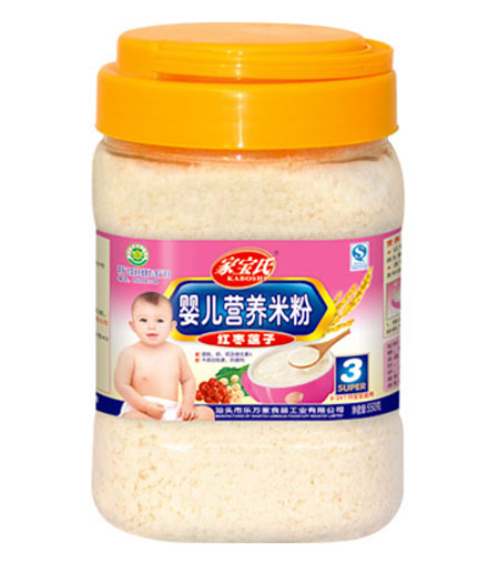 家寶氏紅棗蓮子yinge營(yíng)養(yǎng)米粉3段桶裝