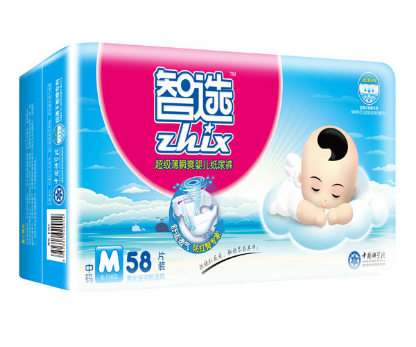 智選超級薄瞬爽yinge紙尿褲M