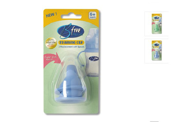 貝麗學習杯鴨嘴(雙個裝)