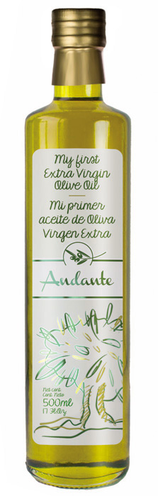 安達(dá)特我的第一瓶特級(jí)初榨橄欖油500ml