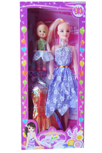 眾合玩具紫色禮服芭比娃娃