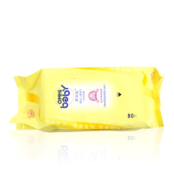 歐米娃牛奶倍潤型yingye柔濕巾80片