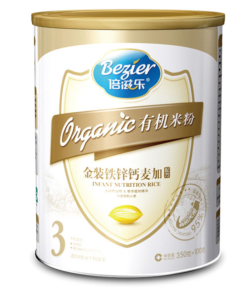 倍滋樂(lè)有機(jī)金裝鐵鋅鈣麥加配方3段