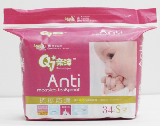 親潔抗疹防漏yinge柔薄紙尿褲S34