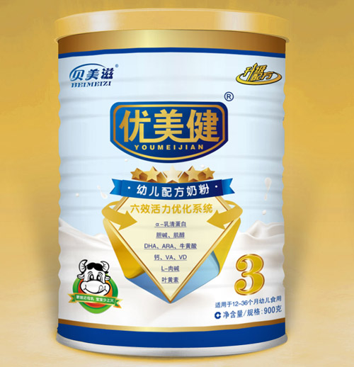 優(yōu)美健youe配方奶粉3段聽(tīng)裝
