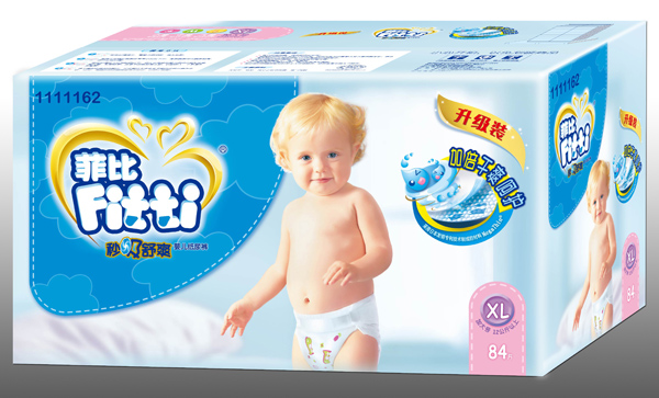 菲比秒吸舒爽yinge紙尿褲XL84片