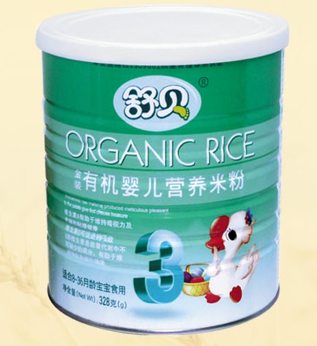 舒貝有機yinge營養(yǎng)米粉3段