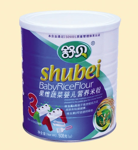 舒貝聽裝果維蔬菜yinge營養(yǎng)米粉3段