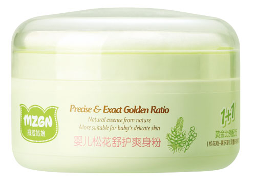 拇指姑娘yinge松花舒護(hù)爽身粉