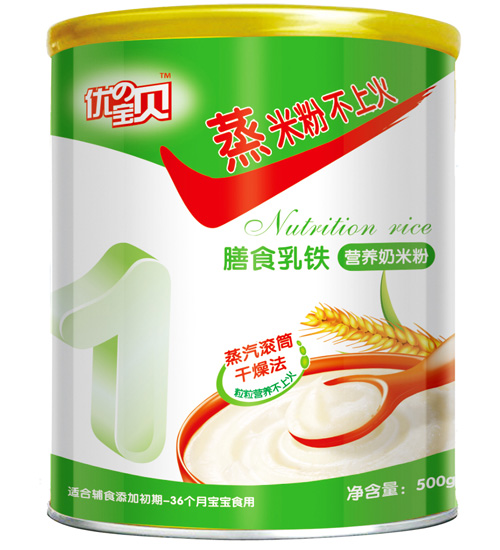 優(yōu)の寶貝膳食乳鐵營養(yǎng)奶米粉1段