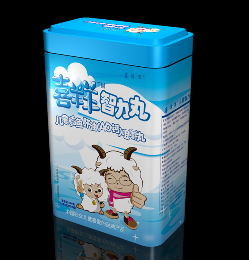 智力丸(兒童鱈魚肝油AD鈣咀嚼丸)