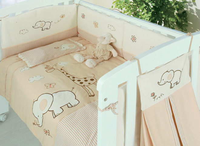 喜樂(lè)寶淺黃床圍