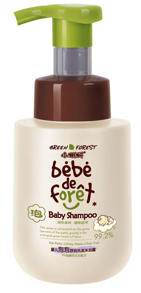 小蝌蚪嬰兒泡泡舒潤洗發(fā)沐浴露