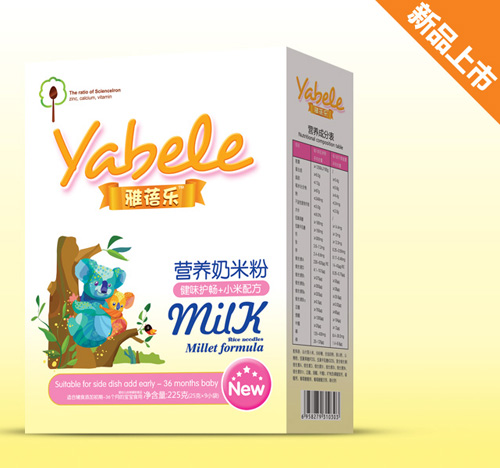 雅蓓樂(lè)健味護(hù)腸+小米配方營(yíng)養(yǎng)奶米粉