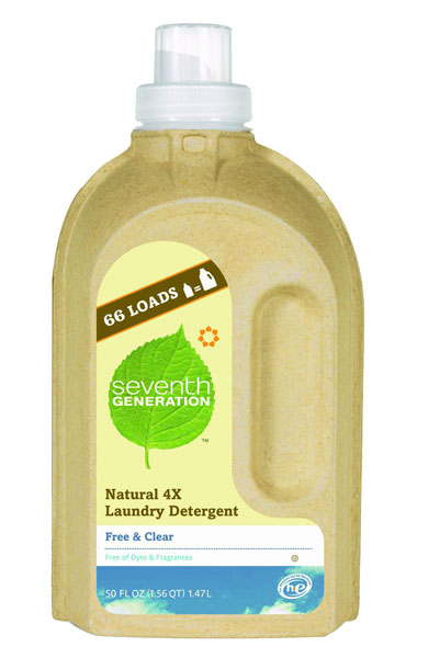 七世代再生纖維包裝洗衣液