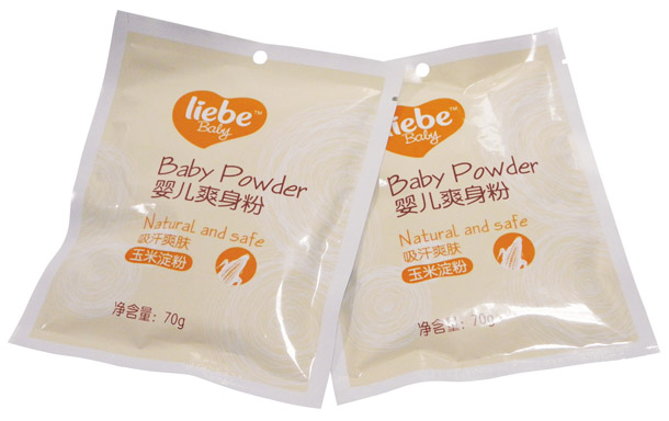 利貝yinge爽身粉70g