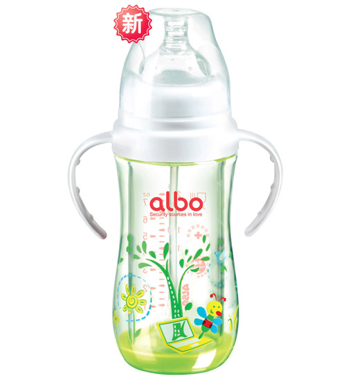 愛樂寶安全自動(dòng)玻璃奶瓶白色210ml