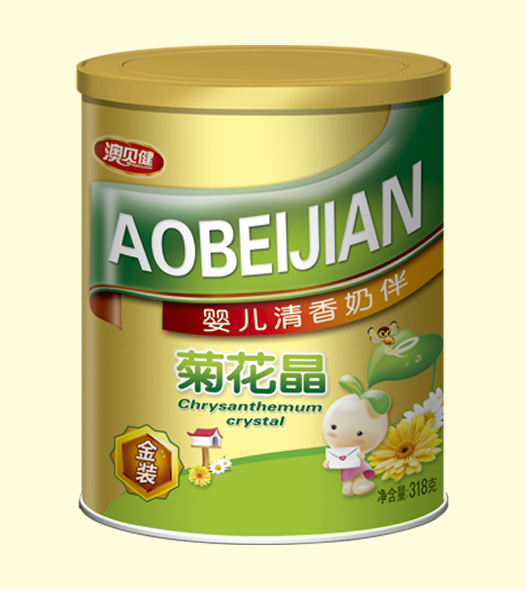 澳貝健yingye清香奶伴菊花晶