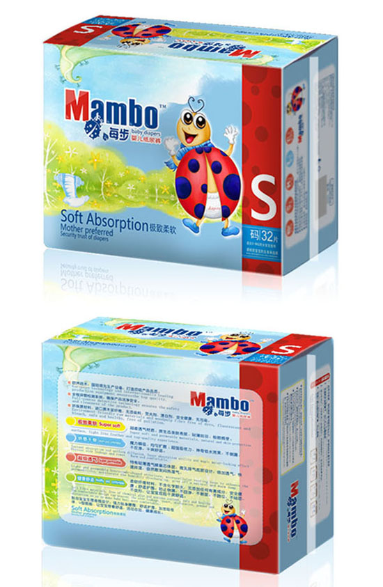 Mambo每步y(tǒng)inge紙尿褲S碼32片小包裝