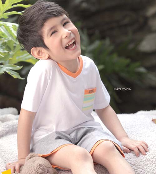 快樂城堡時(shí)尚套裝男童夏