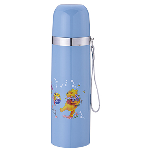 天使貝貝小熊兒童子彈頭水杯粉藍(lán)色