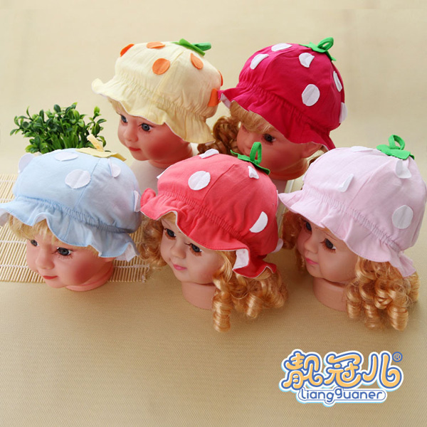 靚冠兒yingye純棉六片花邊帽子賞析