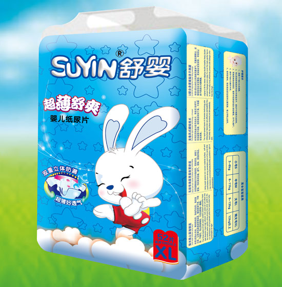 舒嬰超薄舒爽yinge紙尿片XL碼52片