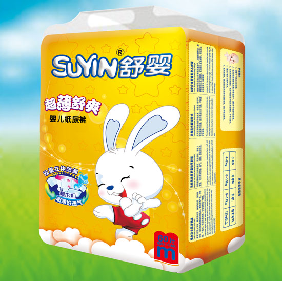舒嬰超薄舒爽yinge紙尿褲M碼60片