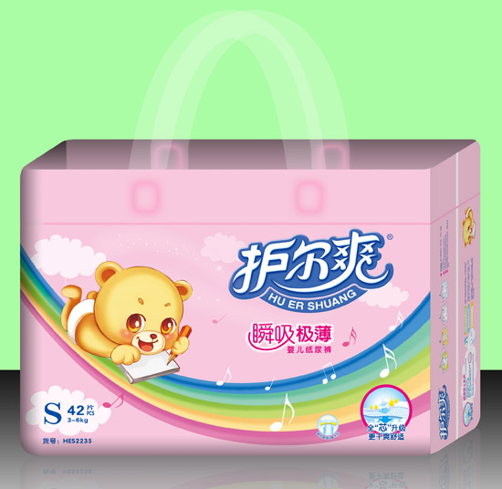 護爾爽瞬吸極薄yinge紙尿褲S碼42片