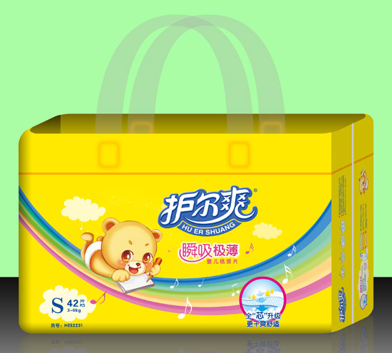 護(hù)爾爽瞬吸極薄yinge紙尿片S碼42片