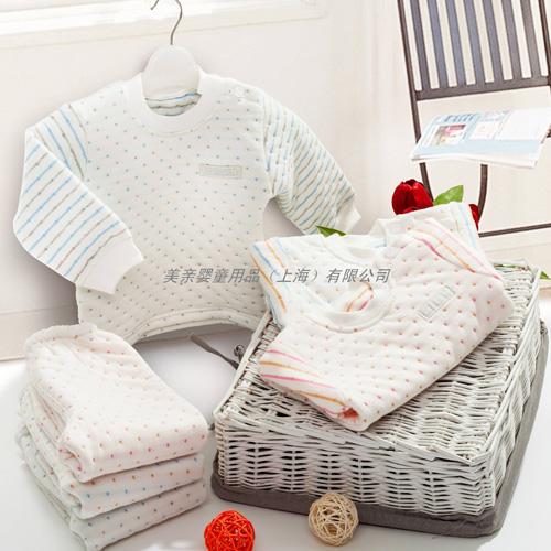 美親yinge有機棉條紋套裝