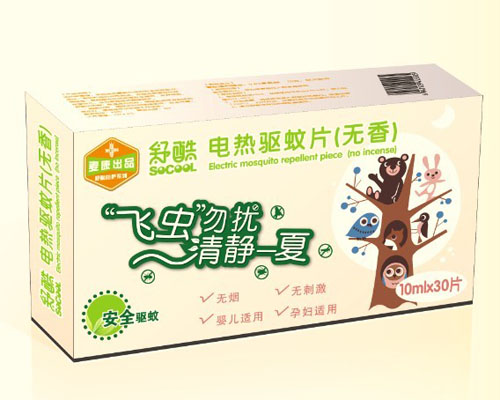 舒酷電熱驅蚊片