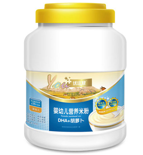 優(yōu)佳健DHA+胡蘿卜yingye營養(yǎng)米粉