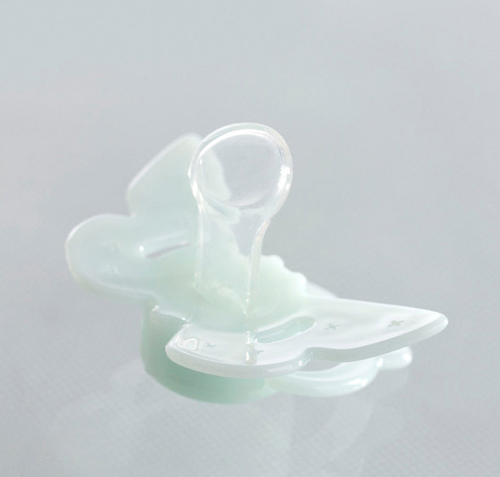 KUNKUN淺藍色安撫奶嘴(蝴蝶造型姆指型奶嘴)