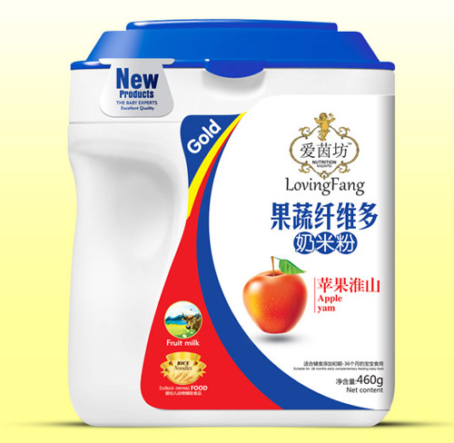 愛(ài)茵坊蘋(píng)果淮山果蔬纖維多奶米粉桶裝