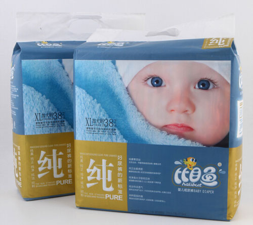 比目魚加棉快吸純品質yinge紙尿褲XL碼38片