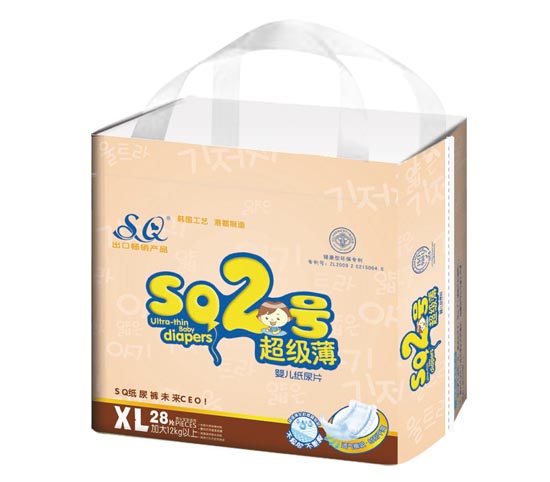 SQ2號超級薄yinge紙尿片XL碼26片